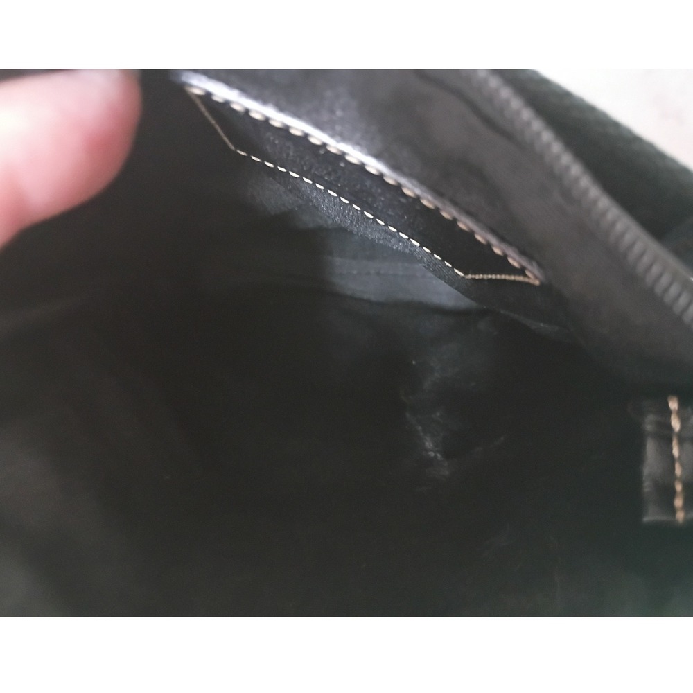 COACH Vintage Signature Stripe Black Jacquard Swingpack Crossbody Bag - EUC - Picture 7 of 10